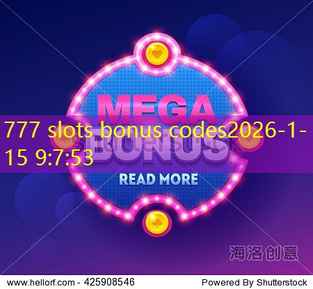 777 slots bonus codes
